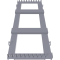 Opbevarings- og transportpalle | til 20 panelhegn | eller 20 mobile hegn | l�ngde: 2,40 m, galvaniseret